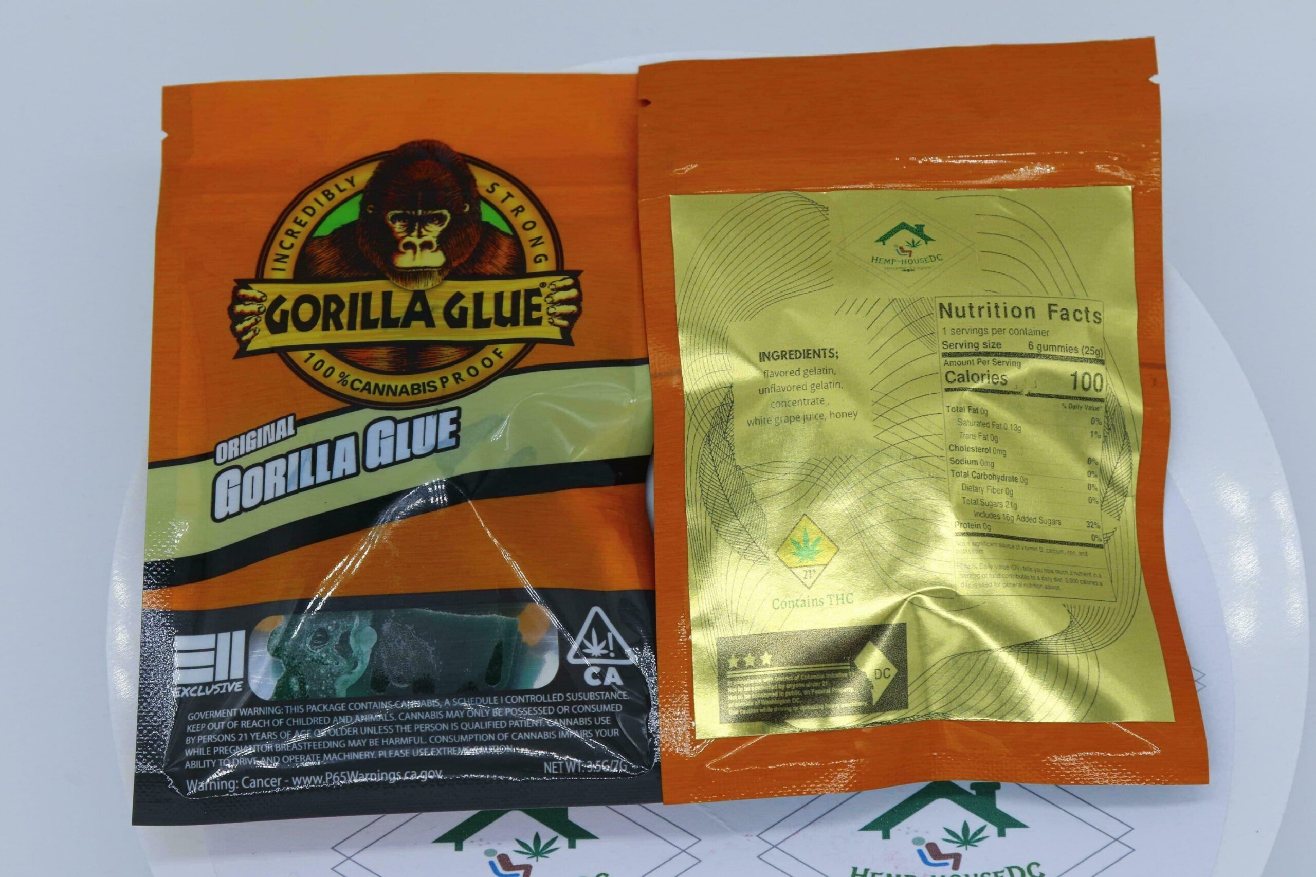 THC infused gummie bear edibles by Gas'd up